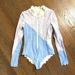 Marysia Girls Scalloped Swimsuit Size 4